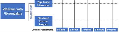 The Pain Outcomes Comparing Yoga vs. Structured Exercise (POYSE) Trial in Veterans With Fibromyalgia: Study Design and Methods